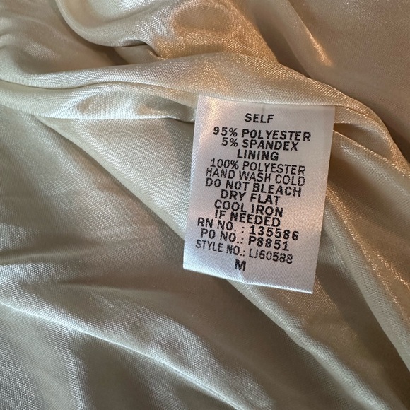 Main Strip Sequin Gold/Tan Blazer - Picture 4 of 5